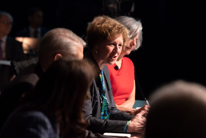 Member, US House of Representatives, Susan Brooks, speaking at Clade X on May 15, 2018 in Washington, DC.