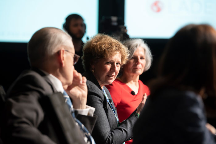 Member, US House of Representatives, Susan Brooks speaking at Clade X on May 15, 2018 in Washington, DC.