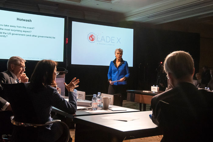Hotwash for Clade X on May 15, 2018 held in Washington, DC.