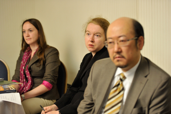 Meghan Butasek, Sterling Elliott, Junji Tachino