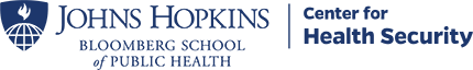 Johns Hopkins Bloomberg School of Public Health Center for Health Security logo