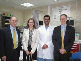 Photo of E. Toner, A. Cicero, A. Al-Awadi, and T. Inglesby