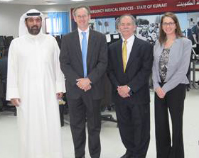 Photo of M. Al-Jazahmah, T. Inglesby, E. Toner, and A. Cicero
