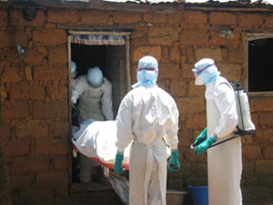 safe transport of fatal case of Marburg