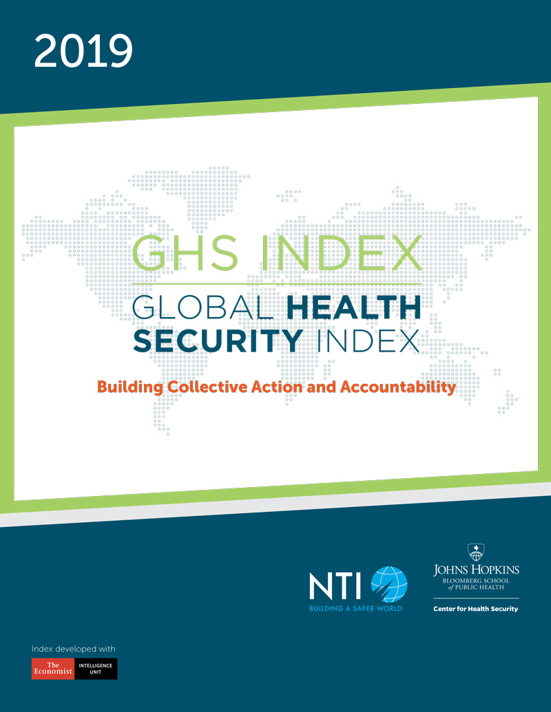 Global Health Security Index cover